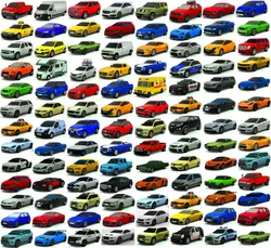 Cars Pack Low-poly 3D model