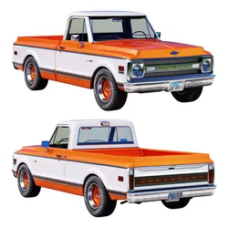 Chevrolet C10 1969 3D model