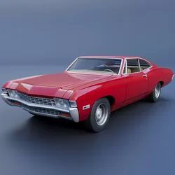 Chevrolet Impala 1968 3D print model