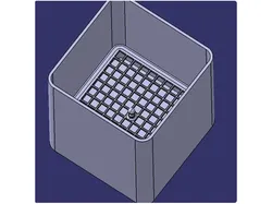 Coffee Capsule bin with drainer