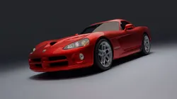 Dodge Viper SRT-10 Coupe Low-poly 3D model