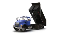 Dump Truck Mack Rigged 3D model