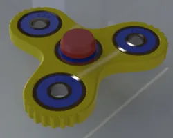 Fidget Spinner Triple with Teeth