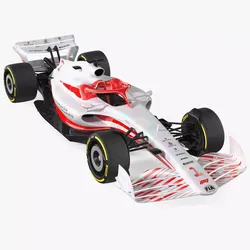 Formula 1 2022 White Livery 3D model