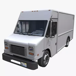 Freightliner MT45 step van Low-poly 3D model