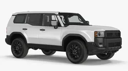 Generic SUV Vehicle White 3D model