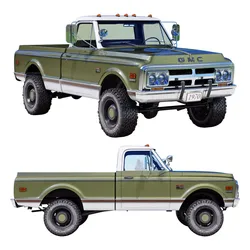 GMC 2500 1970 3D model
