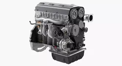 Inline 6 Cylinder Car Engine 3D model