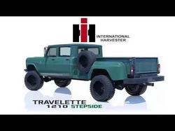 International Harvester Travelette Stepside Crew Cab 3D model