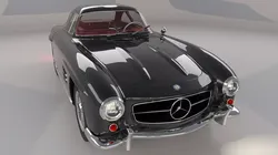Mercedes Benz 300sl 1955 3D model