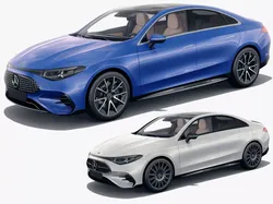 Mercedes-Benz CLA 2026 two versions with interior 3D model