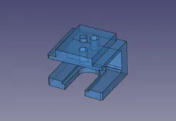 Mounting Adapter for a Camera Monitor for REGZA-TV