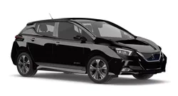 Nissan Leaf 2018 Black 3D model