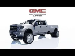Pickup GMC Sierra 3500 HD Denali Dually with Interior  3D model