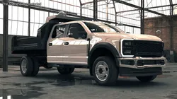 Pickup Truck Black Dump 3D model