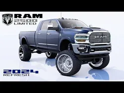 RAM 2500 Limited Mega Cab Lifted 2024 Refresh 3D model