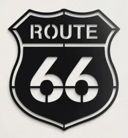 Route 66 Silhouette