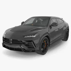 Super Luxury SUV Simple Interior 3D model