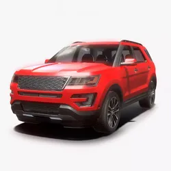 Suv  Car Low poly Low-poly 3D model