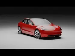 Tesla Model 3 2024 3D model