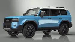 Toyota Land Cruiser 2024 Blue Color 3D model