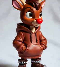 Urban vibes / urban Rudolph 01 / Christmas / magic makes